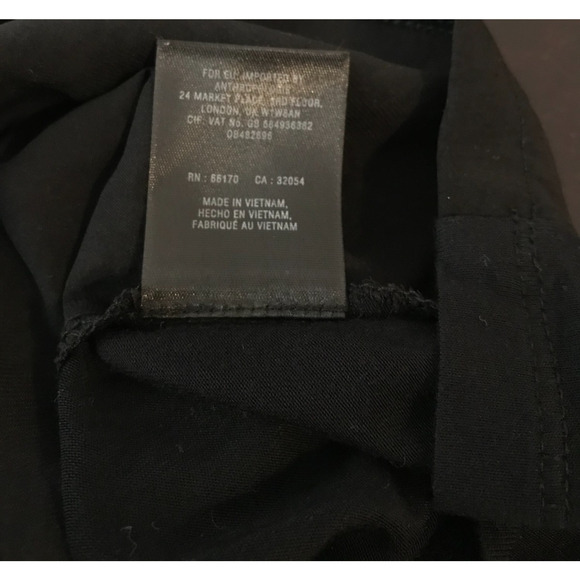 Anthropologie Meadow Rue Eleri Pleated Roll-Tab Sleeve Blouse - Size Small - Picture 12 of 12